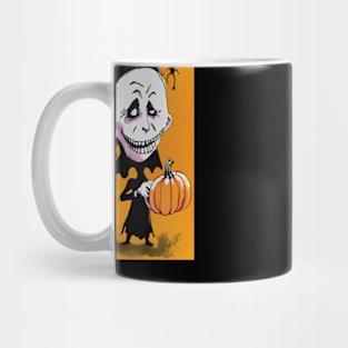 Halloween Scary Evil Pumpkin Funny Pumpkin Head Mug